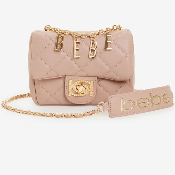 bebe Handbags - NEW‼️ bebe Wyatt Shoulder Bag gold hardware